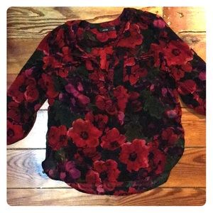 Apt 9 flowery blouse